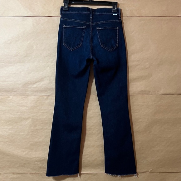 Mother | The Insider Crop Step Fray Off Limits Jeans High Rise Flare Size 25 - Picture 10 of 14